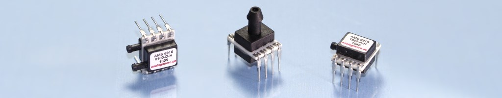 Different types of Mini Pressure Sensor with Analog Output (0.5 - 4.5 V).