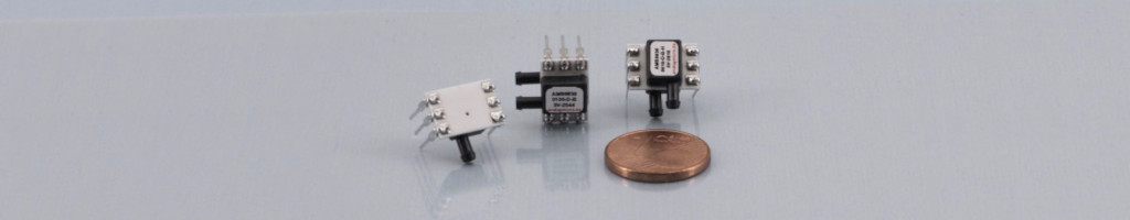 Verschiedene Typen der digitalen OEM Drucksensorserie AMS 6836 mit Analog Ausgang.